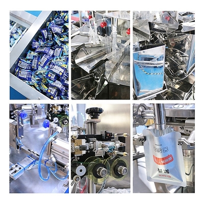 Premade Bag Nut Food Packaging Machine Multihead Weighing Automatic