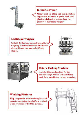 Counting Zip Lock Pouch Packing Machine For Laundry Pods