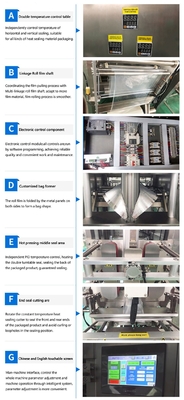 Vertical Pillow Packaging Machine 50g 100g Chips Popcorn Puffed Food Weighing