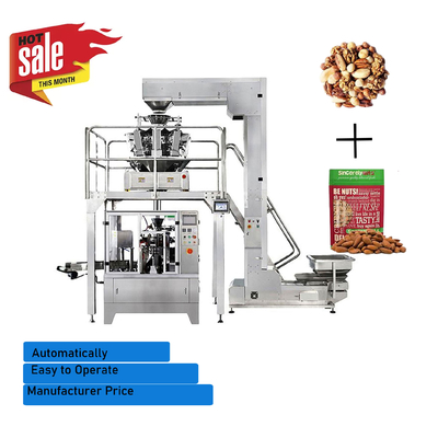 Multi-function 300g 500g Flat Pouch Nuts Cashew Nuts Packing Machine
