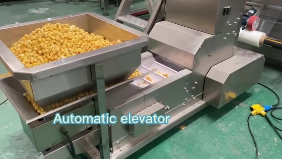 Snack food nuts popcorn vertical packing machine with bag forming machine and multihead weigher