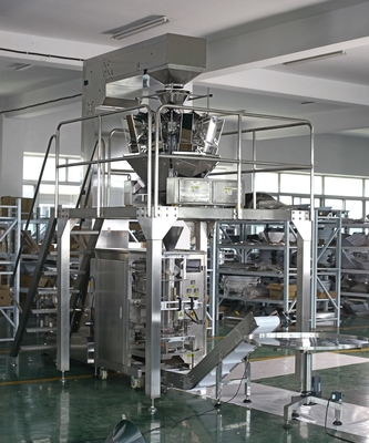 Automatic Film Pillow Bag Packing Machine Puffed Food Snack Packing Machine with Multi-Head Weigher
