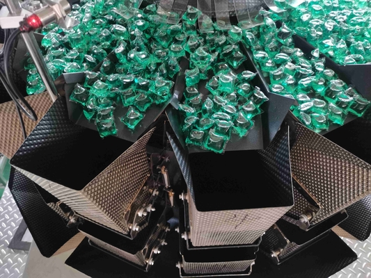 Factory price 15 Pcs 30 Pcs Laundry Pods Washing tablet Counting Filling Packing Machine into Box