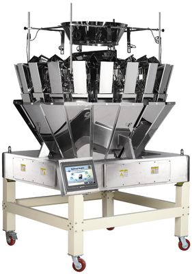 Snack Food Granule Rice Sugar 1KW Automatic Multihead Weigher