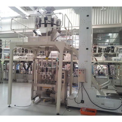 14 Heads Weigher Double Servo Popcorn Pouch Packing Machine