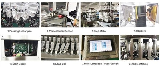 14 Head 10g Mixing Product Hardware Multihead Weigher