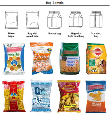 Food Grade 304SS 316SS Puffed Food Packing Machine