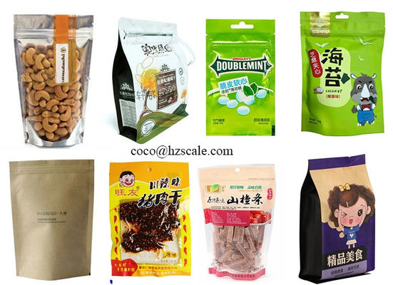10 Heads Premade Pouch Doypack Packing Machine For Nuts Bean Grain Dry Fruits