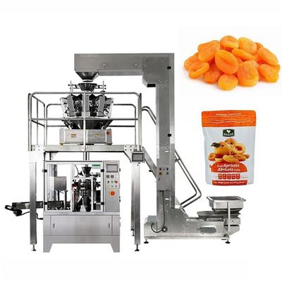 CE PLC Control 304 SS Snack Food Packaging Machine 20g 50g 200g