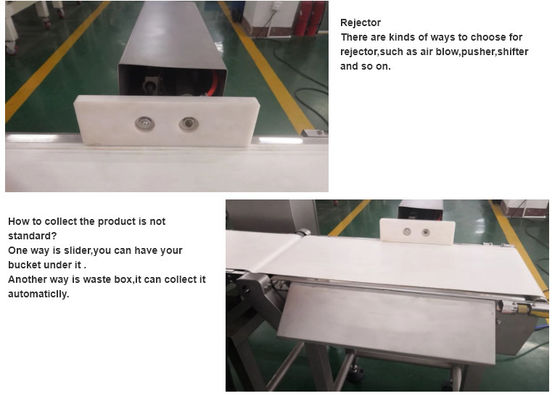 Automatic 304ss Frame Check Weigher Machine With Air Blow Rejection