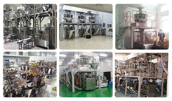 PLC Control Zipper Bag Rotary Packing Machine Dehydrated Fruit Vegetable Weighing