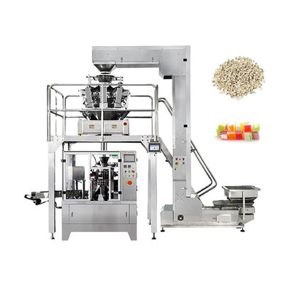 Zipper Flat Bag PLC Control Rotary Pouch Packing Machine30Bags/Min
