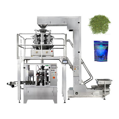 Rotary Premade Bag Biltong Packing Machine With Zipper 50 Bags/Min