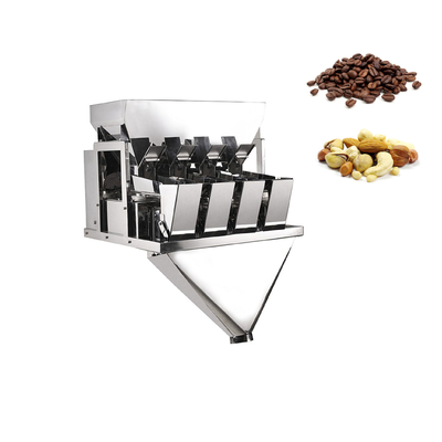 Grain Coffee Beans Oat 4 Head Linear Weigher 10 - 2000g Full Automatic