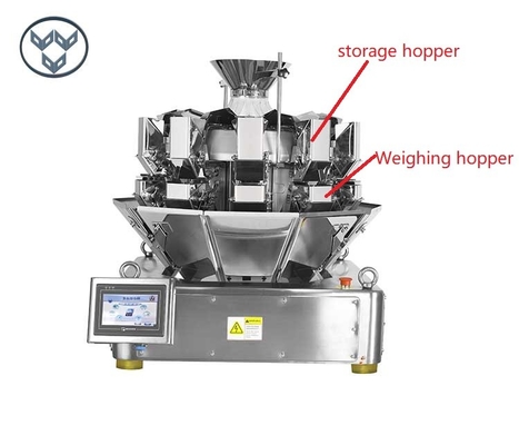 CE Certication Mini 10/14head Multihead Weigher for Cbd Flowers Packing