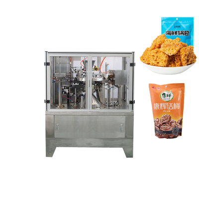Multi Function Zipper Bag Packing Machine For Cookies Banana Chips