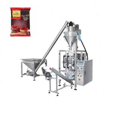 Automatic Spice Powder Pouch Packing Machine With Auger Filler 4.8 Ton/Day
