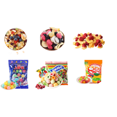 Pillow Vertical Bag Packing Machine 55bags/Min For Chips Popcorn