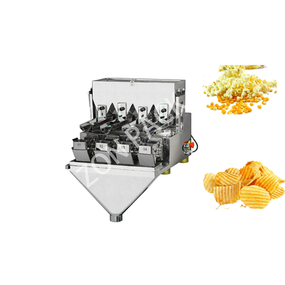 Automatic Candy 4 Head Linear Weigher For Weighing Machine