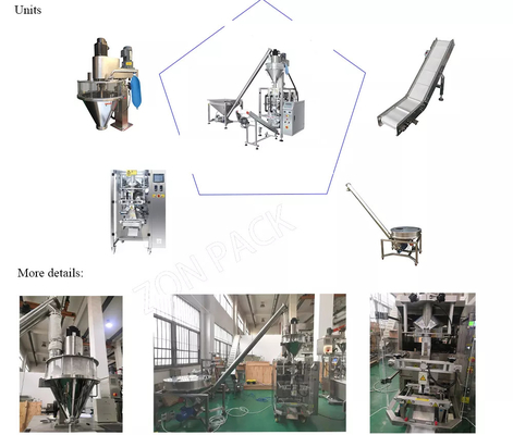 Powder Milk 300g 500g Pillow Bag Packing Machine Sealing High Accuracy