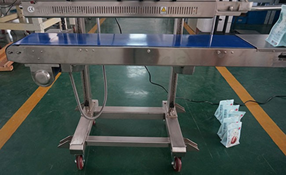 Plastic Bag Heat Sealing Machine Continuous Seal Premade Bag For Food Snack