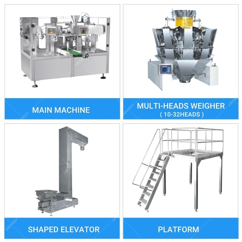 Automatic Zipper Doypack Packing Machine For Chocolate Bean