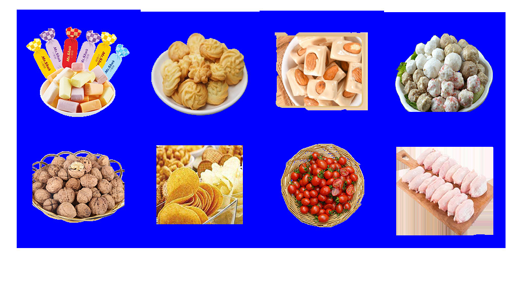 Pillow Bag Automatic Food Packing Machine Vertical For Nuts Candy Snack