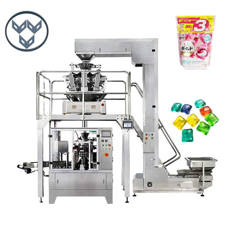 Zipper Bag Stand Up Pouch Laundry Detergent Packing Machine High Accuracy