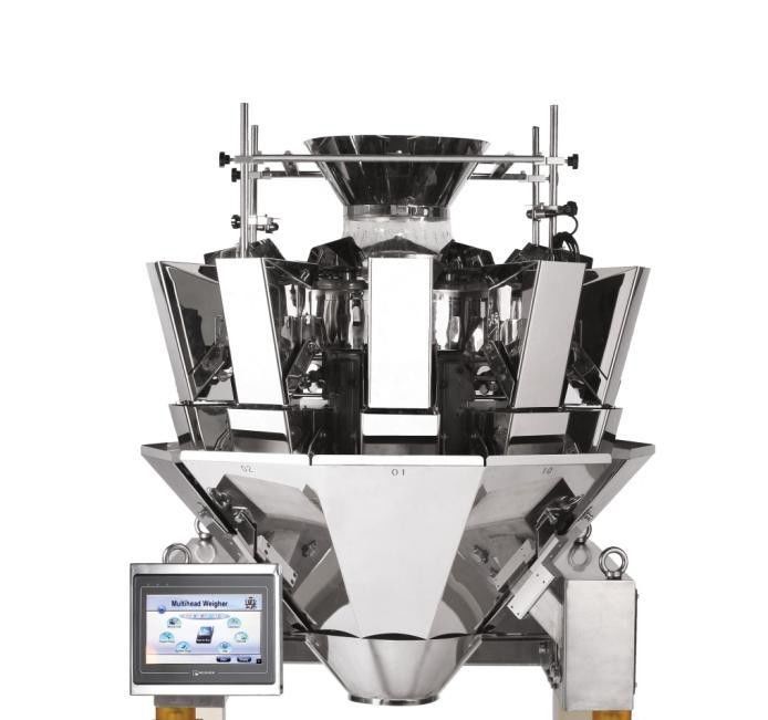 Snack Food Granule Rice Sugar 1KW Automatic Multihead Weigher