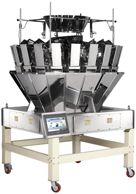 Snack Food Granule Rice Sugar 1KW Automatic Multihead Weigher