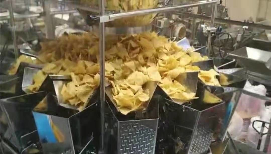 High Speed Multi Head 304SS Potato Chips Packing Machine
