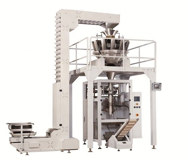 10 Heads 1.6L Hopper Auto Weighing Filling And Sealing Machine