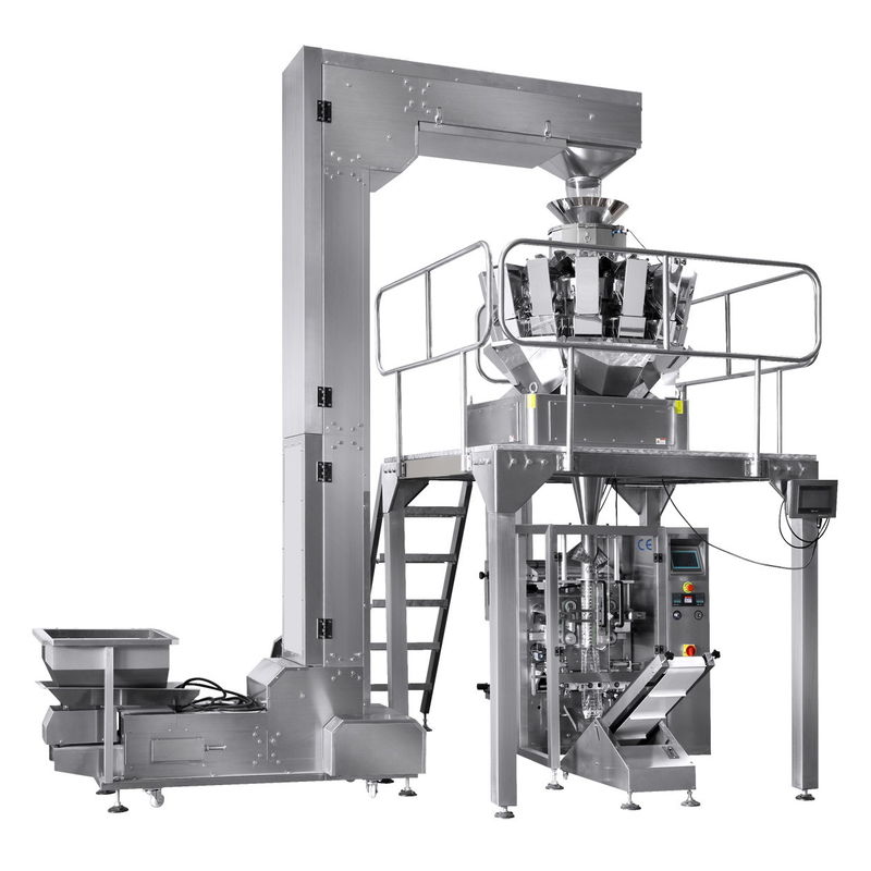 200g 500g Sugar Multihead Weigher Packing Machine High Speed 60bags/Min