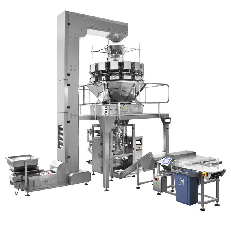2.5L Hopper Multihead Weigher Automatic Food Packing Machine