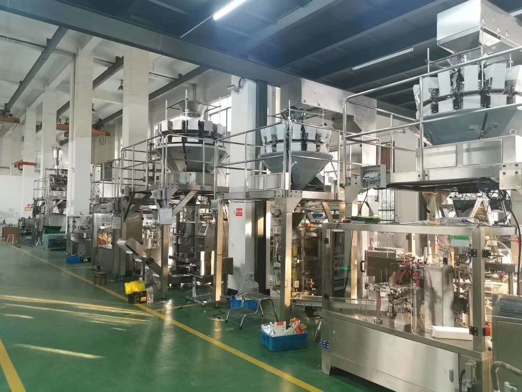 Multihead Weigher Chocolate Zipper Pouch Packing Machine