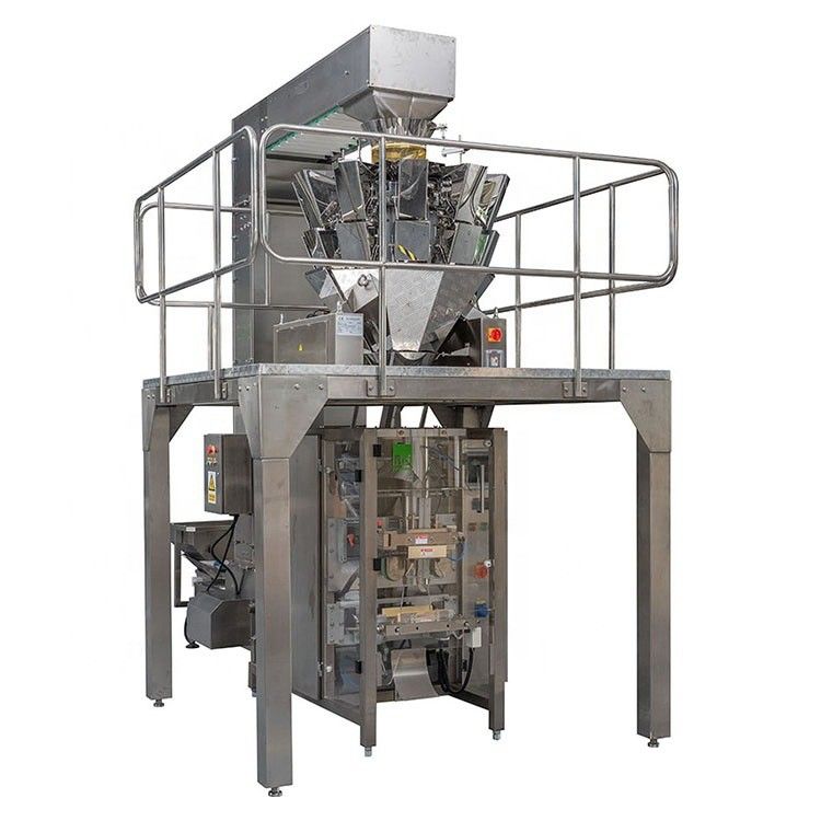Gusset Bag SS304 5g Snack Food Packaging Machine