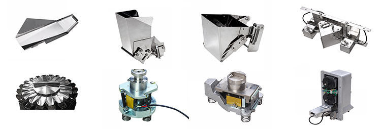 Automatic Mini Multihead Weigher For Cbd Hemp Flower Gummy Bear Hard candy