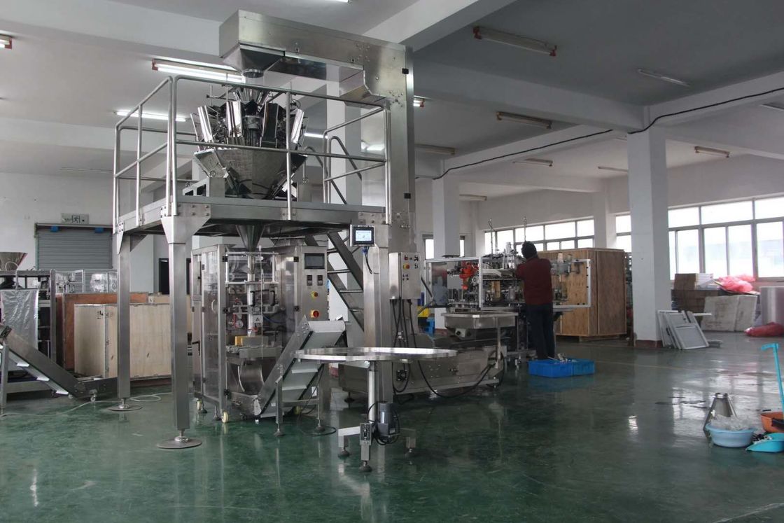 Potato Chips Automatic Food Snacks Nut Pouch Packing Machine With Nitrogen