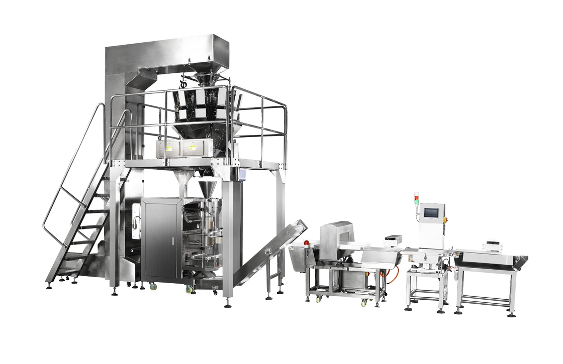 Chips Snack Food Pillow Bag  VFFS Packing Machine 60bags/Min