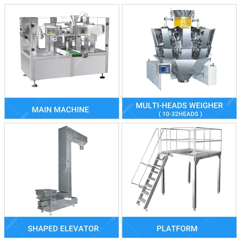 Automatic Zipper Doypack Packing Machine For Chocolate Bean