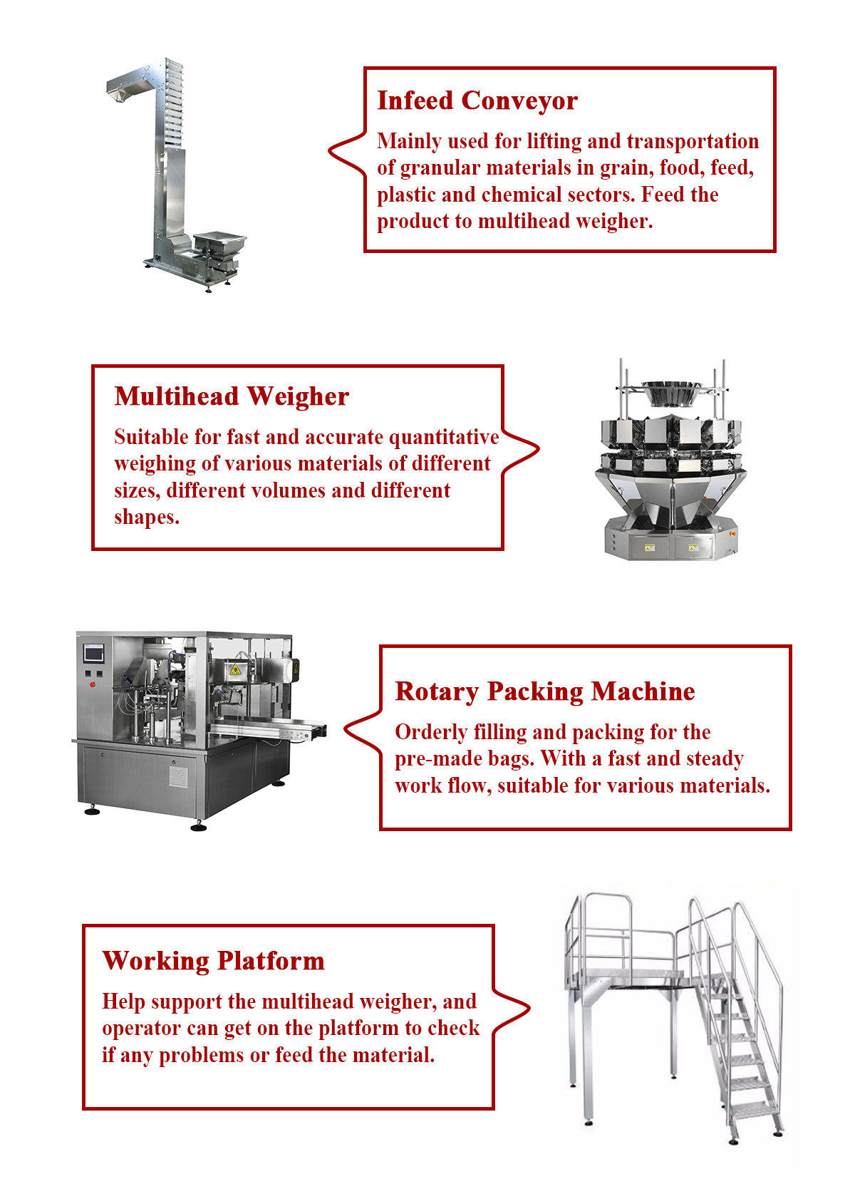 Beef Jerky Dried Meat Packing Zip Lock Premade Bag Packaging Machine