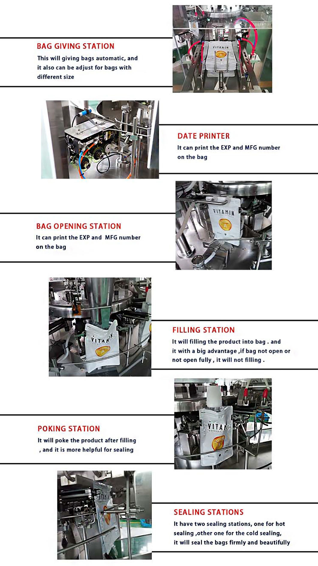 Multi-function 300g 500g Flat Pouch Nuts Cashew Nuts Packing Machine