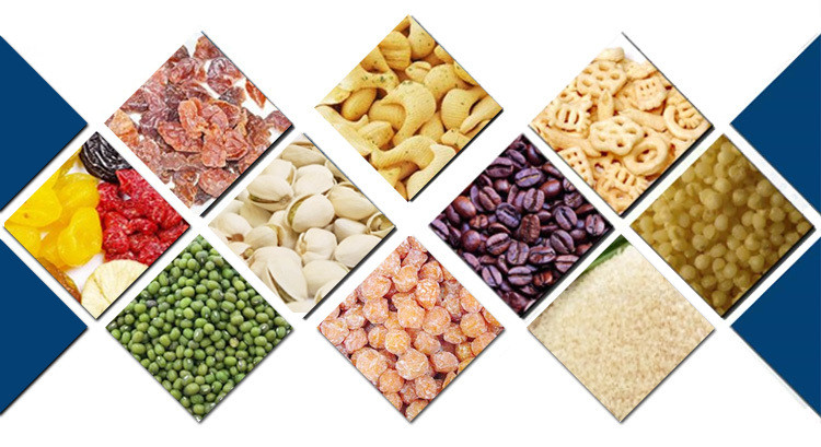 Snack Food Granule Rice Sugar 1KW Automatic Multihead Weigher