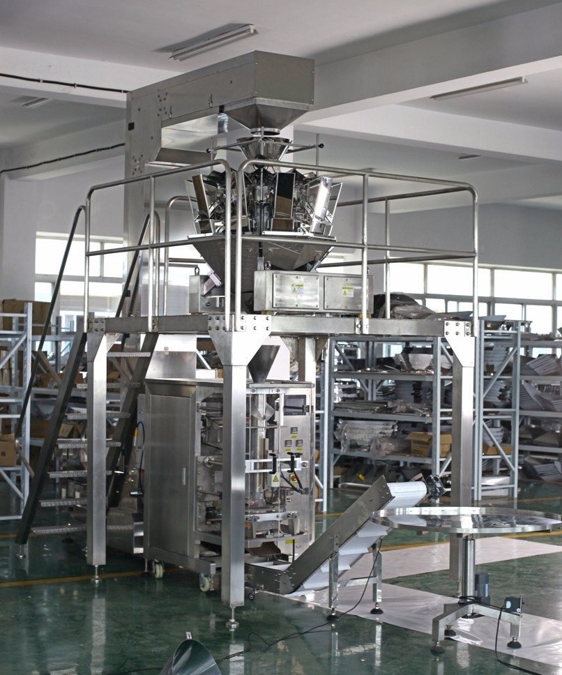 Multi Language VFFS Collar Type Popcorn Bagging Machine