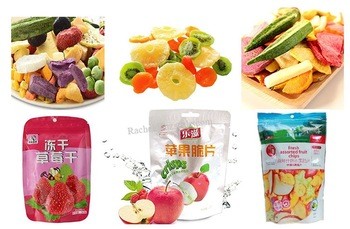Multi Function Zipper Bag Packing Machine For Cookies Banana Chips