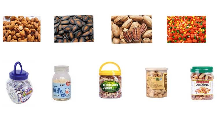SGS 30 Cans / Min Glass Bottle Plastic Jar Packing Machine