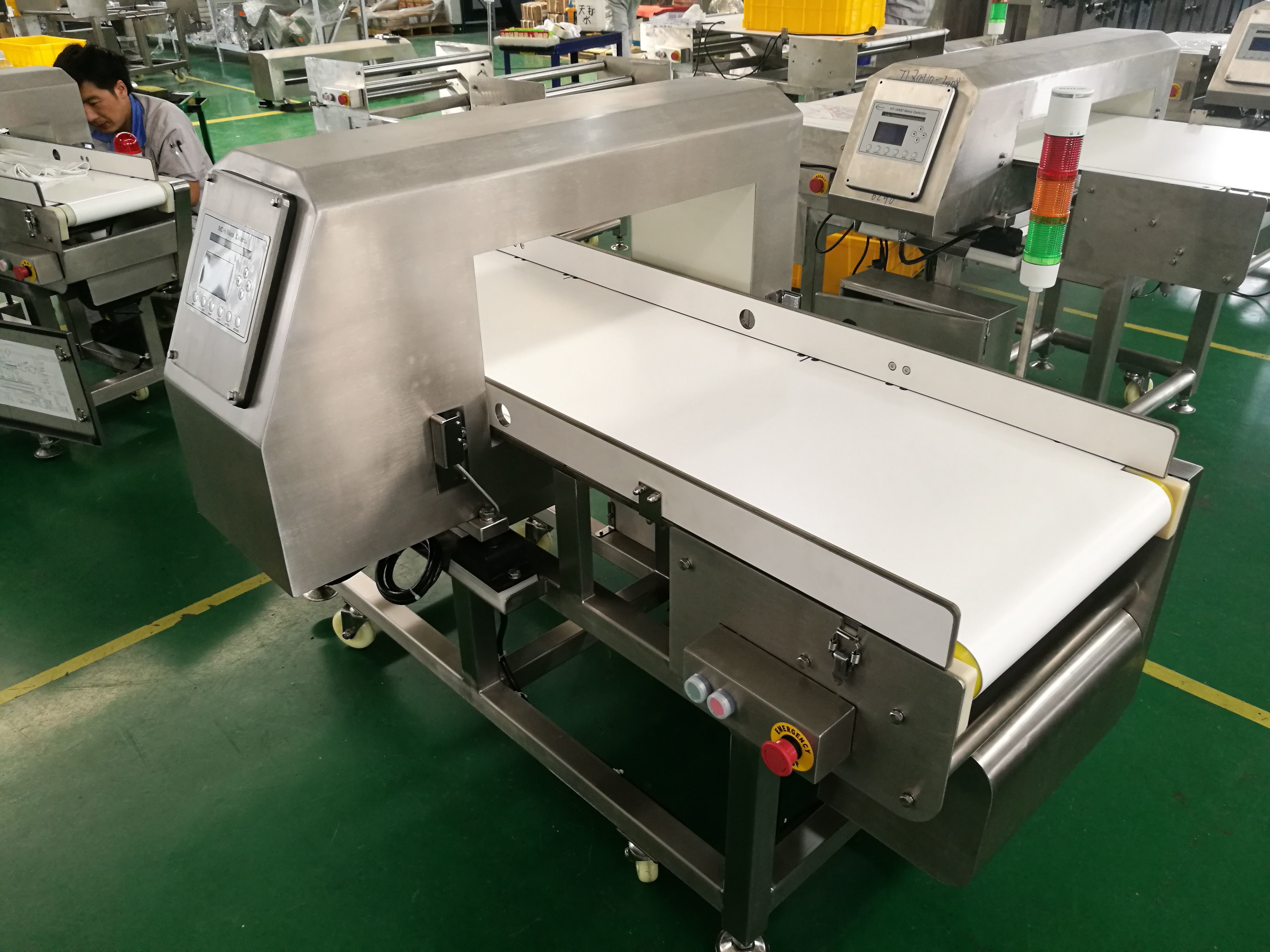 Automatic Program Conveyor Belt Food Grade Metal Detectors