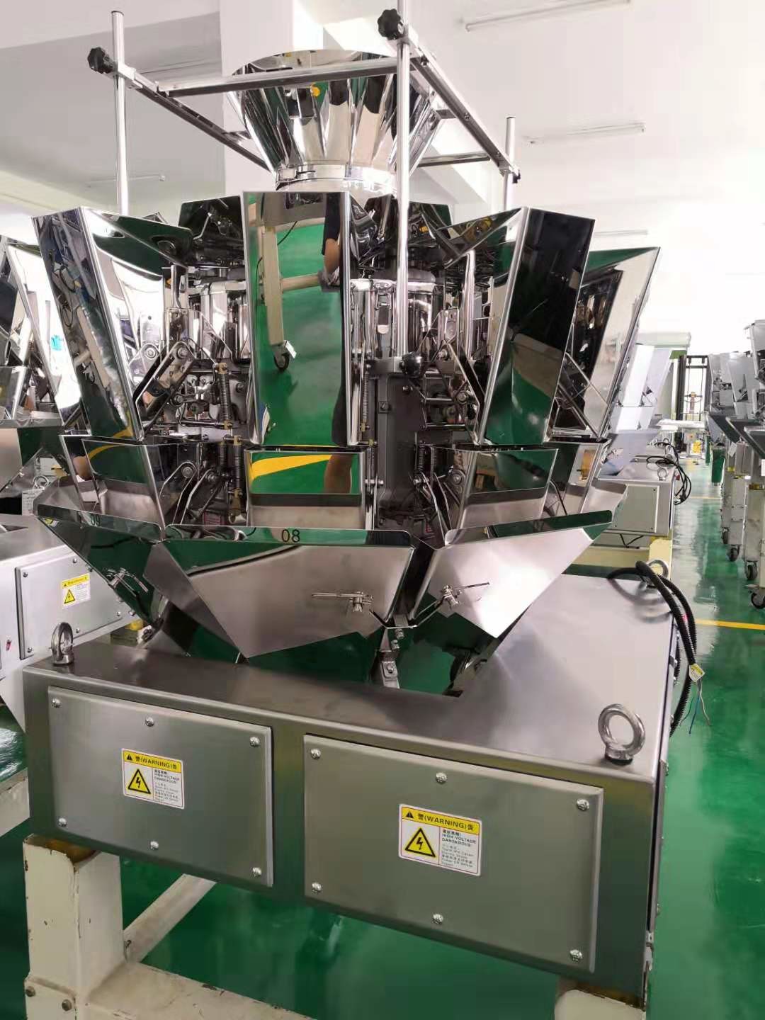 Multi Language VFFS Collar Type Popcorn Bagging Machine