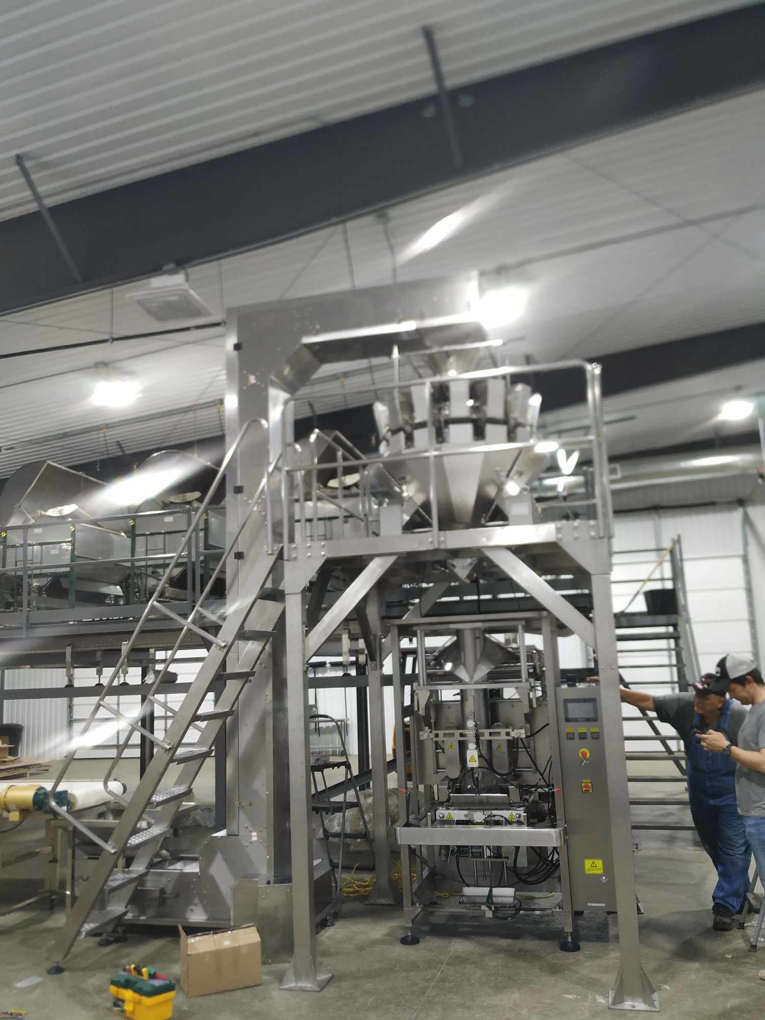 Chocolate Candy VFFS 520 Snack Food Packaging Machine