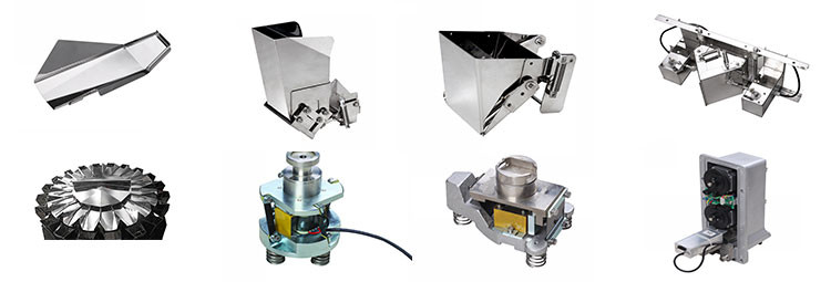 Automatic Mini Multihead Weigher For Cbd Hemp Flower Gummy Bear Hard candy